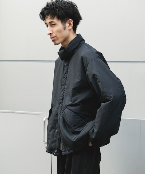 URBAN RESEARCH DOORS（アーバンリサーチドアーズ）の「中綿ショートモッズコート（モッズコート・メンズ・OLV CHK/CCL CHK/BLACK・M/L）」の8枚目の写真
