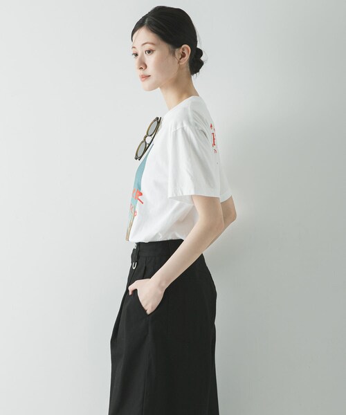 URBAN RESEARCH(アーバンリサーチ)の「『別注』J.J.Mercer×URBAN RESEARCH PHOTO PRINT T-SHIRTS(Tシャツ/カットソー・レディース・WHITE/CHARCOAL/BROWN・M)」の6枚目の写真