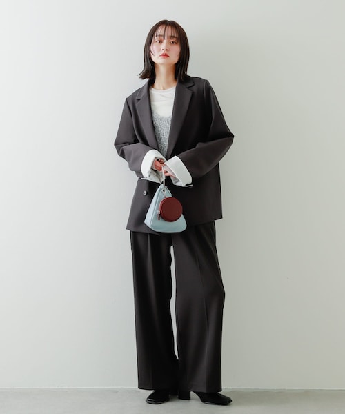 SENSE OF PLACE by URBAN RESEARCH(センスオブプレイスバイアーバンリサーチ)の「フープハンドルバッグ(ハンドバッグ・レディース・L.BLUE/BLACK/CAMEL・one)」の12枚目の写真