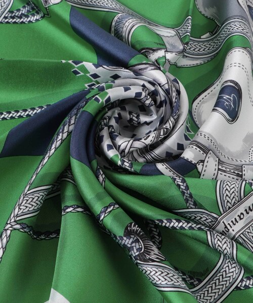 URBAN RESEARCH ROSSO（アーバンリサーチロッソ）の「manipuri　88ジョッキー（バンダナ/スカーフ・レディース・green/turquoise・FREE）」の5枚目の写真