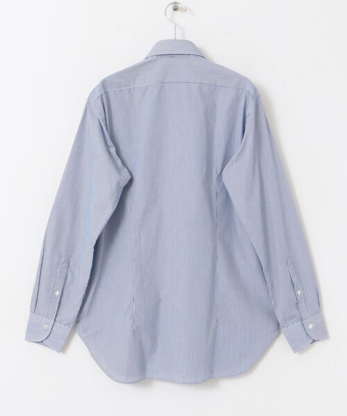URBAN RESEARCH DOORS（アーバンリサーチドアーズ）の「『イージーケア』LIFE STYLE TAILOR　セミワイド細ストライプシャツ（シャツ/ブラウス・メンズ・BLUE-ST・37/39/41/43）」の12枚目の写真