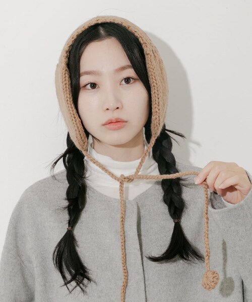 SMELLY（スメリー）の「ニットイヤーマフ（イヤーマフ・レディース・IVO/GRY/MOC・-）」の3枚目の写真