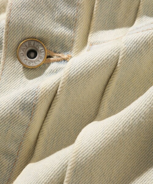 ADAM ET ROPE'（アダムエロペ）の「【DAIRIKU/ダイリク】Ice Wash 2PKT Denim Jacket（デニムジャケット・メンズ・ホワイト系・L/M）」の15枚目の写真