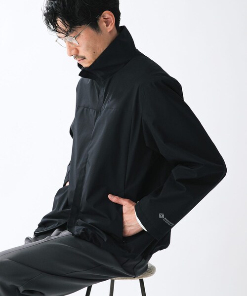 URBAN RESEARCH ROSSO（アーバンリサーチロッソ）の「『別注』+phenix　WINDSTOPPER by GORE-TEX LABS スタンドブルゾン（ブルゾン・メンズ・BLACK/NAVY/KHAKI・M/L/XL）」の9枚目の写真