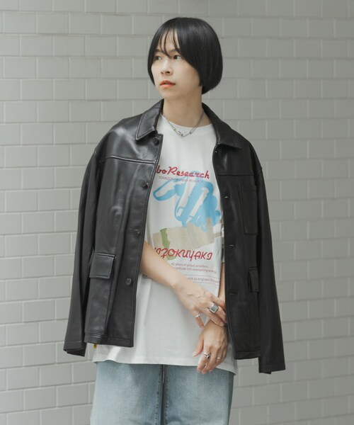 URBAN RESEARCH（アーバンリサーチ）の「鳥貴族×UR　UnuboResearch LONG-SLEEVE T-SHIRTS B（Tシャツ/カットソー・メンズ・WHITE/OATMEAL/CHARCOAL/BLACK/YELLOW/MOCHA・M/L/XL）」の11枚目の写真