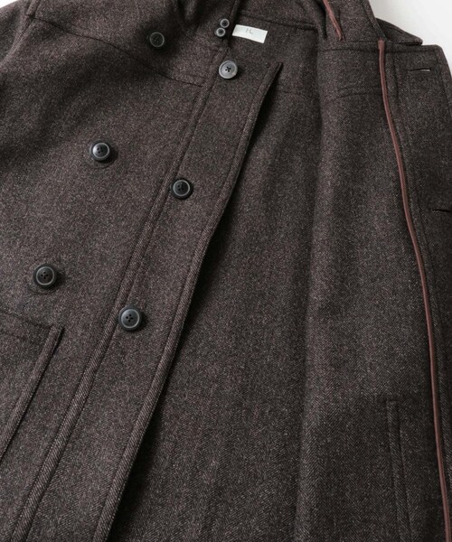 URBAN RESEARCH(アーバンリサーチ)の「HERILL Blacksheep Duffelcoat(ダッフルコート・メンズ・Brown-hb・2)」の5枚目の写真