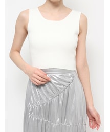 クロップドニットタンク