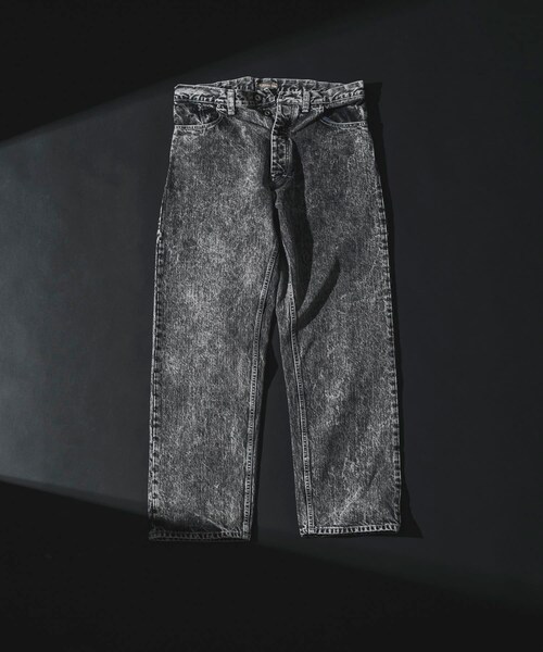 URBAN RESEARCH（アーバンリサーチ）の「Willow Pants　デッドストックBLKケミカル（デニムパンツ・メンズ・IND-CHEMI・0/1）」の2枚目の写真