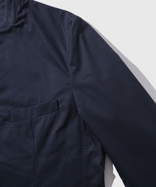 ADAM ET ROPE'(アダムエロペ)の「【HED MAYNER/ヘドメイナー】COMPACT COTTON JACKET(ノーカラージャケット・メンズ・ネイビー・S/XS)」の5枚目の写真