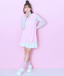 nissen | 大きいサイズ チームユニフォーム風タンクトップ marun(キャミソール)