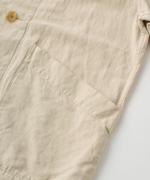 URBAN RESEARCH DOORS（アーバンリサーチドアーズ）の「unfil　GARMENTDYEINGCOVERALLS（カバーオール・レディース・stone/cobaltblue・0）」の7枚目の写真