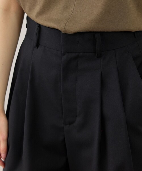 ADAM ET ROPE'（アダムエロペ）の「【サステナブル】アジャストハーフパンツ（その他パンツ・レディース・ブラック/ブラウン系・36/38）」の18枚目の写真