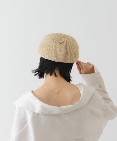 RODE SKO（ロデスコ）の「洗えるたためるキャスケット（キャスケット・レディース・NATURAL/BEIGE/BLACK・one）」の11枚目の写真