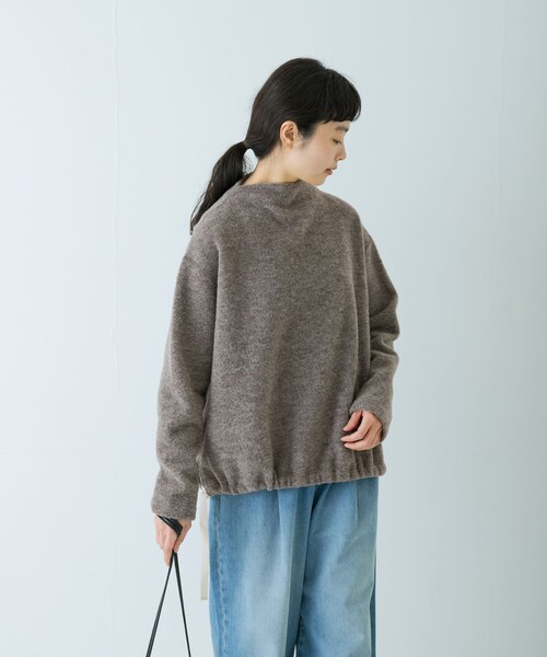 かぐれ（カグレ）の「ウールループボトルネックプルオーバー（その他トップス・レディース・IVORY/MOCHA/NAVY・Free）」の19枚目の写真