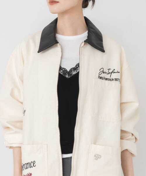 URBAN RESEARCH（アーバンリサーチ）の「『別注』PICCADILLY×URBAN RESEARCH　刺繍カバーオール（カバーオール・レディース・BEIGE/NATURAL・Free）」の18枚目の写真