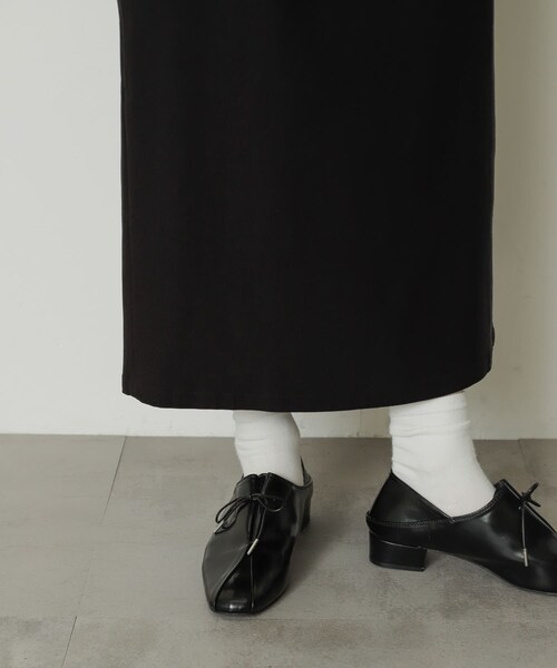 SENSE OF PLACE by URBAN RESEARCH（センスオブプレイスバイアーバンリサーチ）の「タックリボンステップオンシューズ（その他シューズ・レディース・BLACK/BROWN/BEIGE・S/M/L）」の14枚目の写真