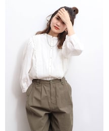 Ungrid | コットンフリルブラウス(シャツ/ブラウス)