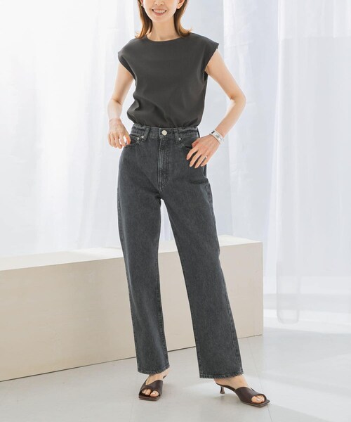 URBAN RESEARCH ROSSO（アーバンリサーチロッソ）の「NEEDBY heritage　LEAH PANTS（デニムパンツ・レディース・SHONANMDBL/SHONANDKGY・24/25/26/27/28）」の9枚目の写真