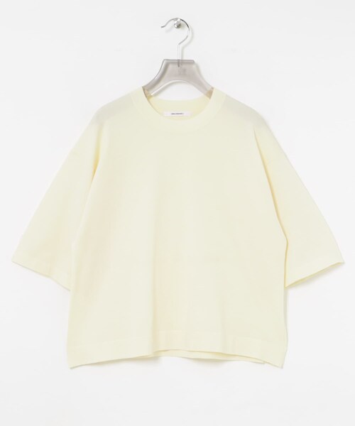 URBAN RESEARCH(アーバンリサーチ)の「ドライタッチハイゲージニットTシャツ(Tシャツ/カットソー・レディース・BLACK/OFF・FREE)」の11枚目の写真