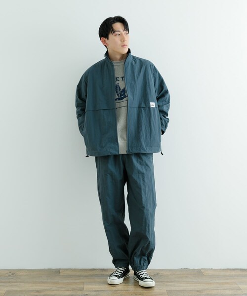 ITEMS URBANRESEARCH（アイテムズ アーバンリサーチ）の「ddp　Nylon Wide Pants（その他パンツ・メンズ・BLK/IVO/BLU・M/L）」の22枚目の写真