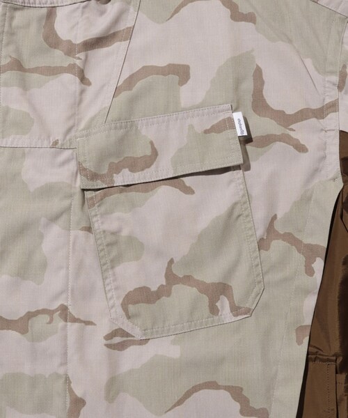 ADAM ET ROPE'(アダムエロペ)の「【elephant TRIBAL fabrics】ANORAK MOUNTAIN JKT(マウンテンパーカー・メンズ・ベージュ系・M)」の9枚目の写真