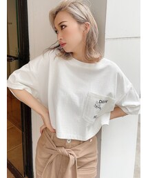 GYDA | DRINK HI BOYポケットショートTシャツ(Tシャツ/カットソー)