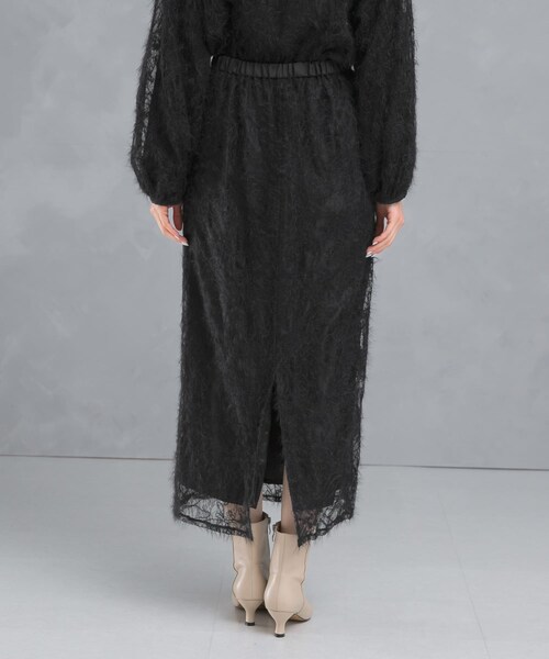 URBAN RESEARCH ROSSO（アーバンリサーチロッソ）の「フラワーチュールシャギースカート（スカート・レディース・IVORY/BLACK・FREE）」の20枚目の写真