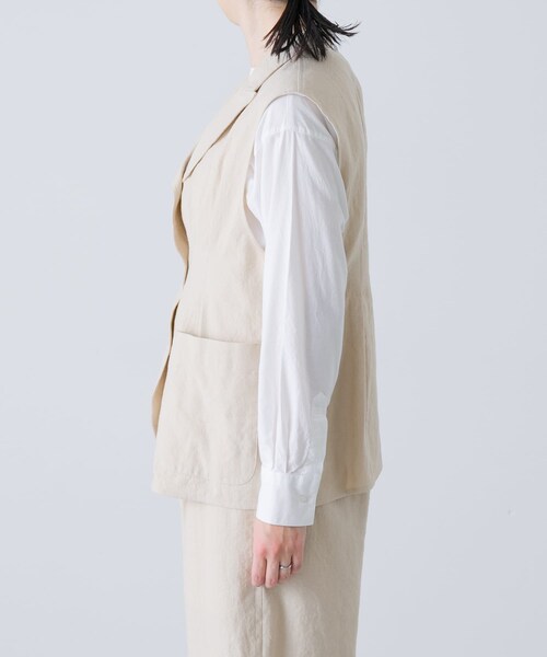 かぐれ（カグレ）の「susuri　クリケットベスト（ベスト・レディース・beige・1）」の11枚目の写真