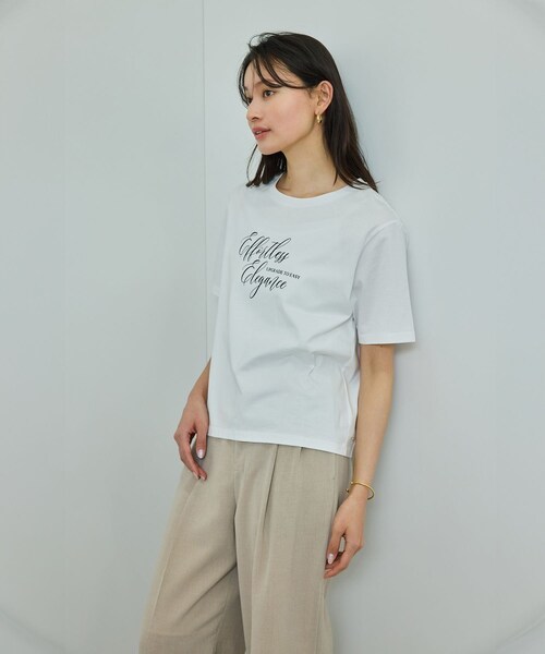ROPE'（ロペ）の「プリントＴシャツ/イージーケア（Tシャツ/カットソー・レディース・ホワイト/ホワイト系・F）」の18枚目の写真