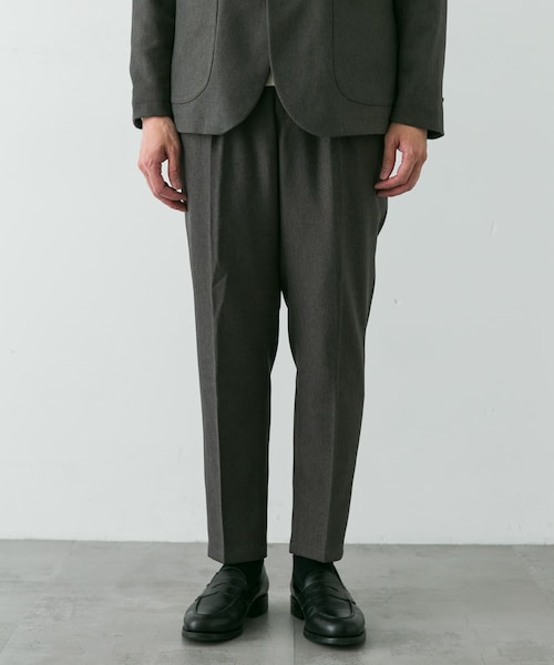 URBAN RESEARCH DOORS（アーバンリサーチドアーズ）の「LIFE STYLE TAILOR　ブラッシュドウールライクストレッチパンツ（スラックス・メンズ・NAVY/GRAY/KHAKI・S/M/L/XL）」の15枚目の写真