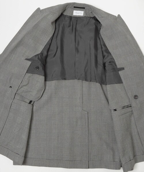 URBAN RESEARCH（アーバンリサーチ）の「new basic　HIGH TWIST WOOL W JACKET（テーラードジャケット・メンズ・BLACK/CHECK・M/XL/L）」の15枚目の写真