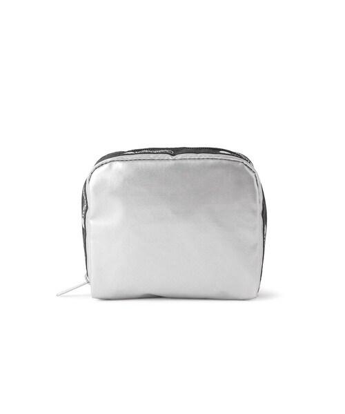 ADAM ET ROPE'（アダムエロペ）の「【LeSportsac for ADAM ET ROPE'】SQUARE COSMETIC (SHINE/SOLID)（ポーチ・レディース・シルバー・F）」の6枚目の写真