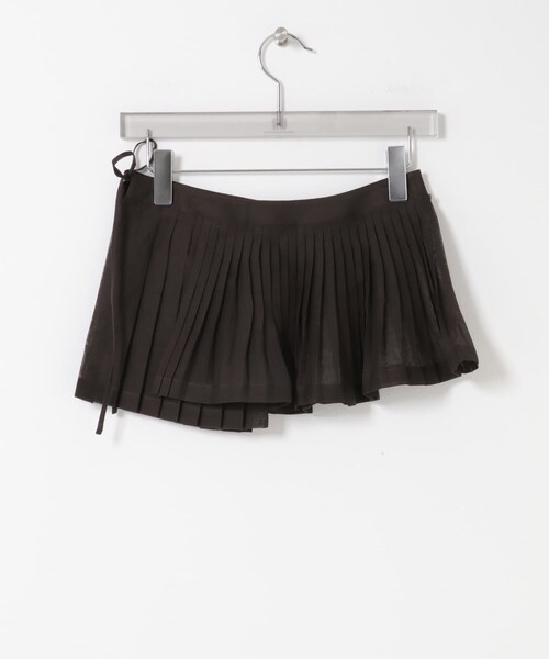 URBAN RESEARCH(アーバンリサーチ)の「AMOMENTO PLEATED BELT(ベルト・レディース・BEIGE/BROWN・-)」の6枚目の写真