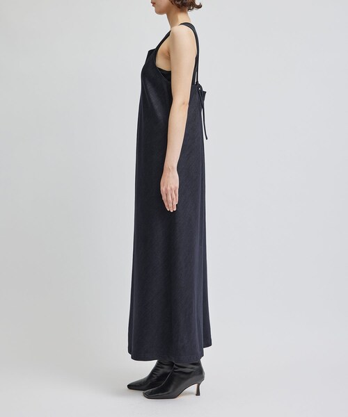 ROPE'（ロペ）の「シルク混リアクティブデニムキャミワンピース（ワンピース・レディース・ネイビー・F）」の3枚目の写真