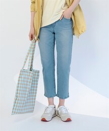 nissen | すごのびストレッチデニムクロップドパンツ（ゆったりヒップ）＜大きいサイズ有＞(パンツ)