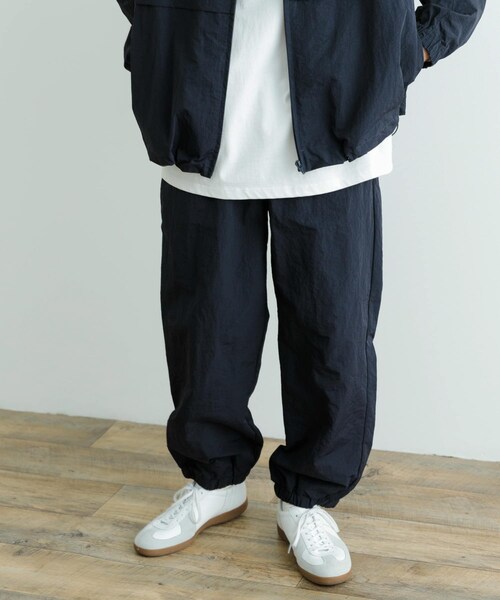 ITEMS URBANRESEARCH（アイテムズ アーバンリサーチ）の「ddp　Nylon Wide Pants（その他パンツ・メンズ・BLK/IVO/BLU・M/L）」の12枚目の写真