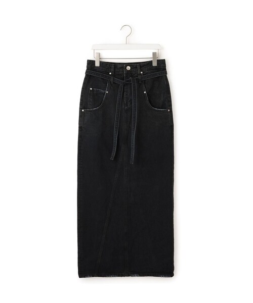 ADAM ET ROPE'（アダムエロペ）の「【J’aDoRe限定】【LOW CLASSIC（ロウ クラシック）】DENIM MAXI SKIRT（デニムスカート・レディース・ネイビー・S）」の2枚目の写真