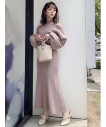 dazzlin | ショルダーオープンリボンワンピース(ワンピース)