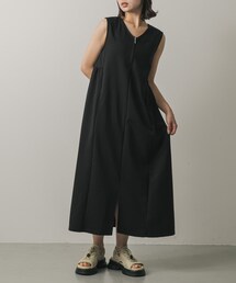 SENSE OF PLACE by URBAN RESEARCH（センスオブプレイスバイアーバンリサーチ）の「ZIPVネックカットワンピース（ワンピース）」