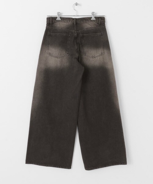 SENSE OF PLACE by URBAN RESEARCH(センスオブプレイスバイアーバンリサーチ)の「ヴィンテージライクデニムワイドパンツ(デニムパンツ・メンズ・BLACK/D.INDIGO/NAVY・M/L/XL)」の16枚目の写真