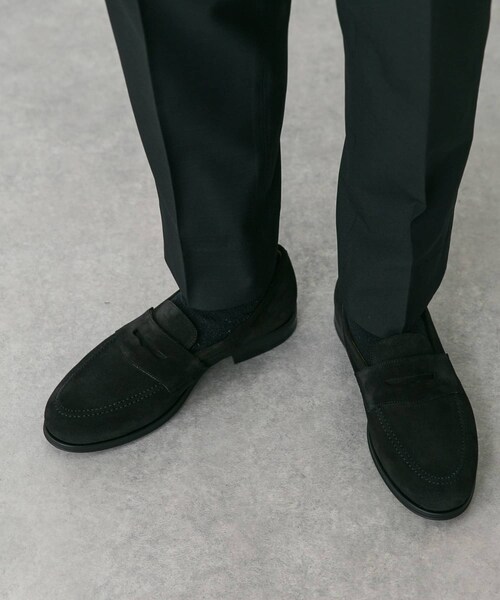 URBAN RESEARCH DOORS（アーバンリサーチドアーズ）の「LIFE STYLE TAILOR　マルチスペックスエードコインローファー（シューズ小物/雑貨・メンズ・BLACK・7/7.5/8/8.5）」の5枚目の写真