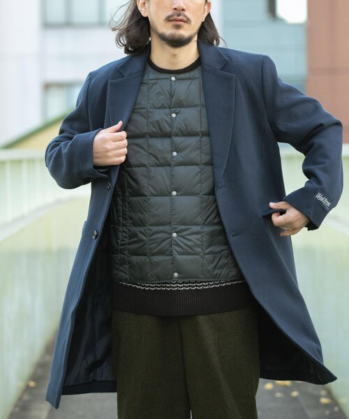 ITEMS URBANRESEARCH（アイテムズ アーバンリサーチ）の「TAION　CrewNeck Button Down Vest（その他アウター・メンズ・BLK/CHA/D.BROWN/KHK/NVY・M/L/XL）」の21枚目の写真