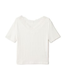 Jayro | レーストリミング半袖Tシャツ(Tシャツ/カットソー)