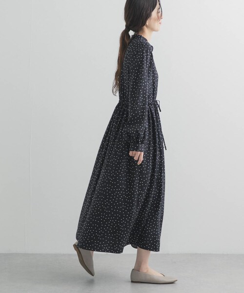 URBAN RESEARCH DOORS（アーバンリサーチドアーズ）の「ドットプリントワンピース（ワンピース・レディース・NAVY/BLACK・Free）」の22枚目の写真