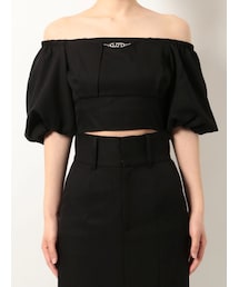 EMODA | クロスeチャームトップ(Tシャツ/カットソー)