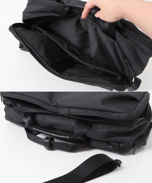 RODE SKO（ロデスコ）の「撥水タック3WAYリュックサック（バックパック/リュック・メンズ・BLACK/CHARCOAL・one）」の17枚目の写真