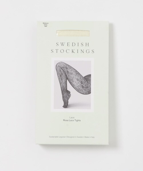 URBAN RESEARCH（アーバンリサーチ）の「SWEDISH STOCKINGS　ROSA Lace Tights（タイツ/ストッキング・レディース・079BLACK/080Ivory・-）」の10枚目の写真