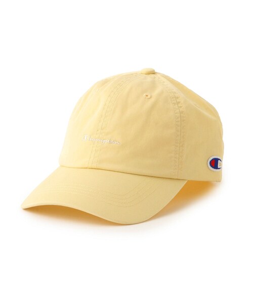 ROPE' PICNIC(ロペピクニック)の「【Champion/チャンピオン別注】ウォッシュツイルハイキャップ(キャップ・レディース・チャコール/オフホワイト/イエロー系・F)」の8枚目の写真