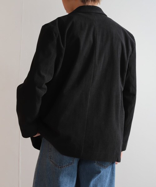 SENSE OF PLACE by URBAN RESEARCH（センスオブプレイスバイアーバンリサーチ）の「『セットアップ対応』 コーデュロイダブルルーズジャケット（テーラードジャケット・メンズ・BROWN/BLACK/L.KHAKI・M/L）」の9枚目の写真