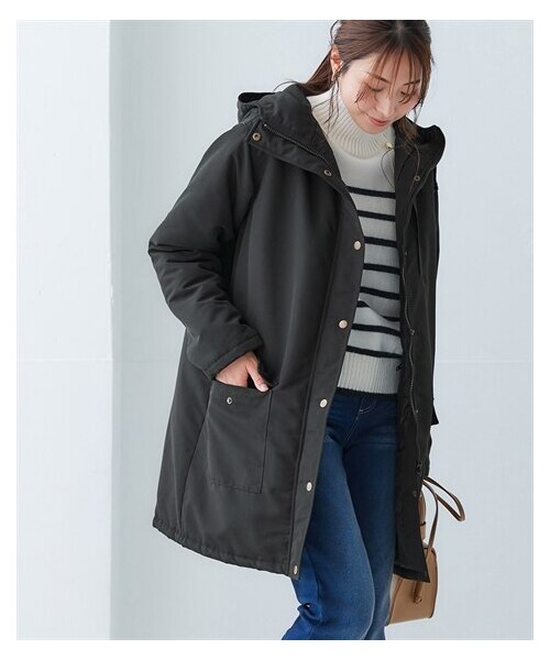 nissen（ニッセン）の「多ポケット中わたマウンテンパーカーコート